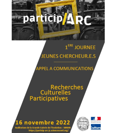 1ere Journée Jeunes Chercheurs autour des recherches culturelles participatives