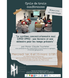« Le système concentrationnaire nazi (1933-1945) : une histoire et une mémoire pour les temps présents » - Cycle de conférences