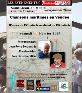 « Chansons maritimes en Vendée, Œuvres du XVI° siècle au début du XIX° siècle »