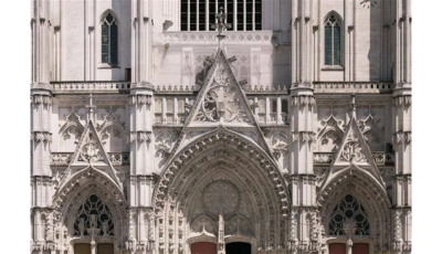 Façade de la cathédrale de Nantes ©David Gallard