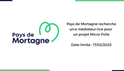 Pays de Mortagne recherche un­·e médiateur·rice pour un projet Micro-Folie