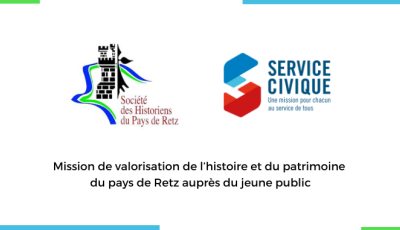 Service civique : mission de valorisation de l’histoire et du patrimoine du pays de Retz auprès du jeune public