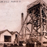 La Pouëze chevalement bois puits 3 vers 1930_association L'ardoise
